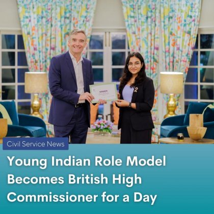 Shreya Dharmarajan spent the day as 'High Commissioner for a Day'