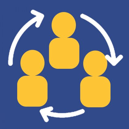 Teamwork and Collaboration Icon