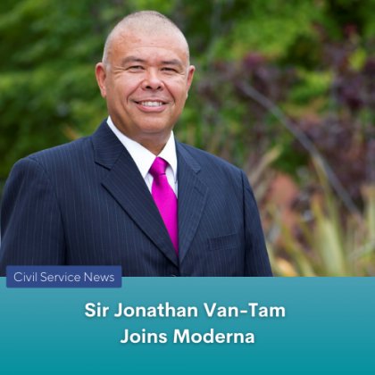Jonathan Van Tam Joins Moderna